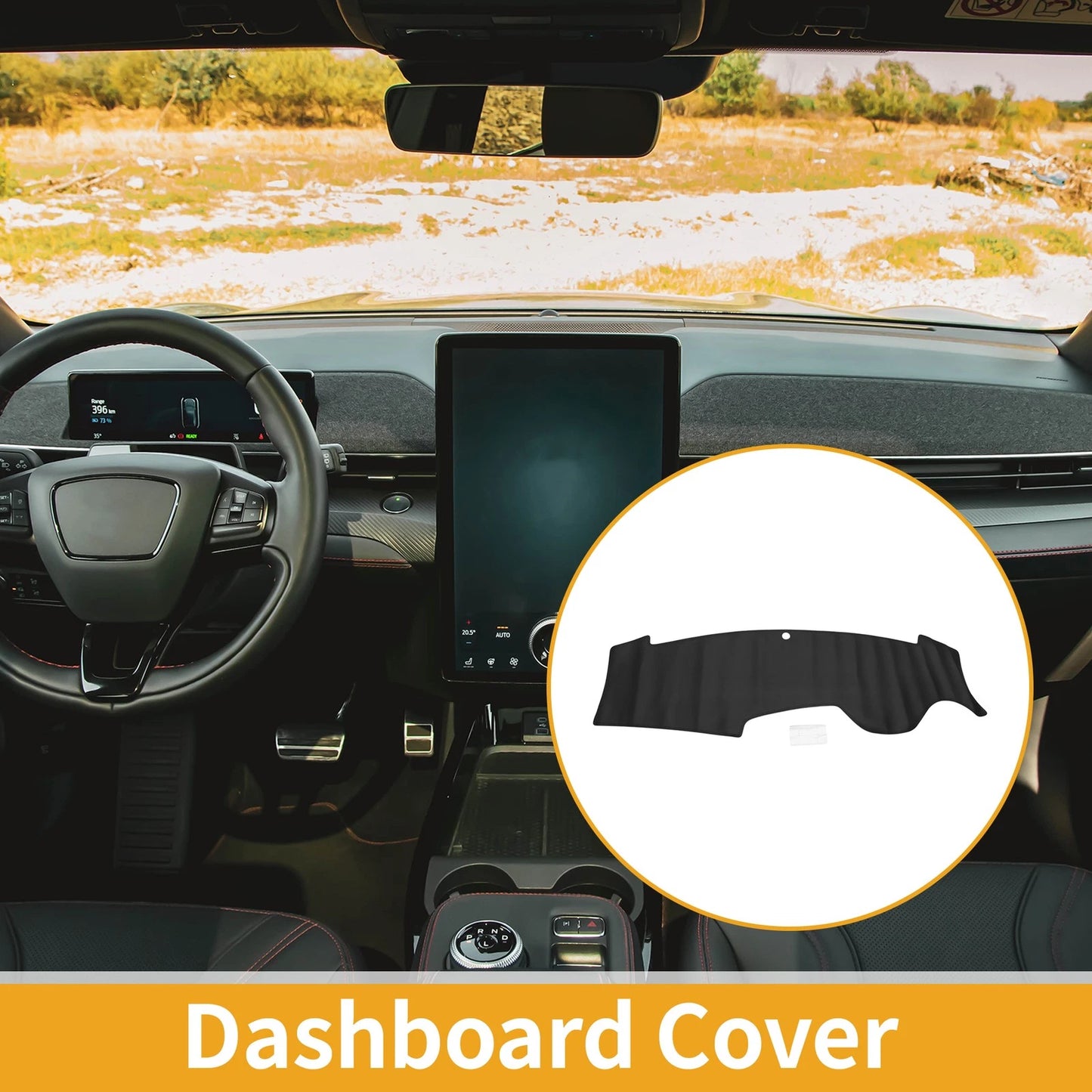 Dashboard Cover for Hyundai Elantra Avante i30 Sedan CN7 (2020–2022) Black