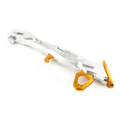 CNC Foot Side Stand Support Leg Kickstand for Universal Motorcycle Silver Gold