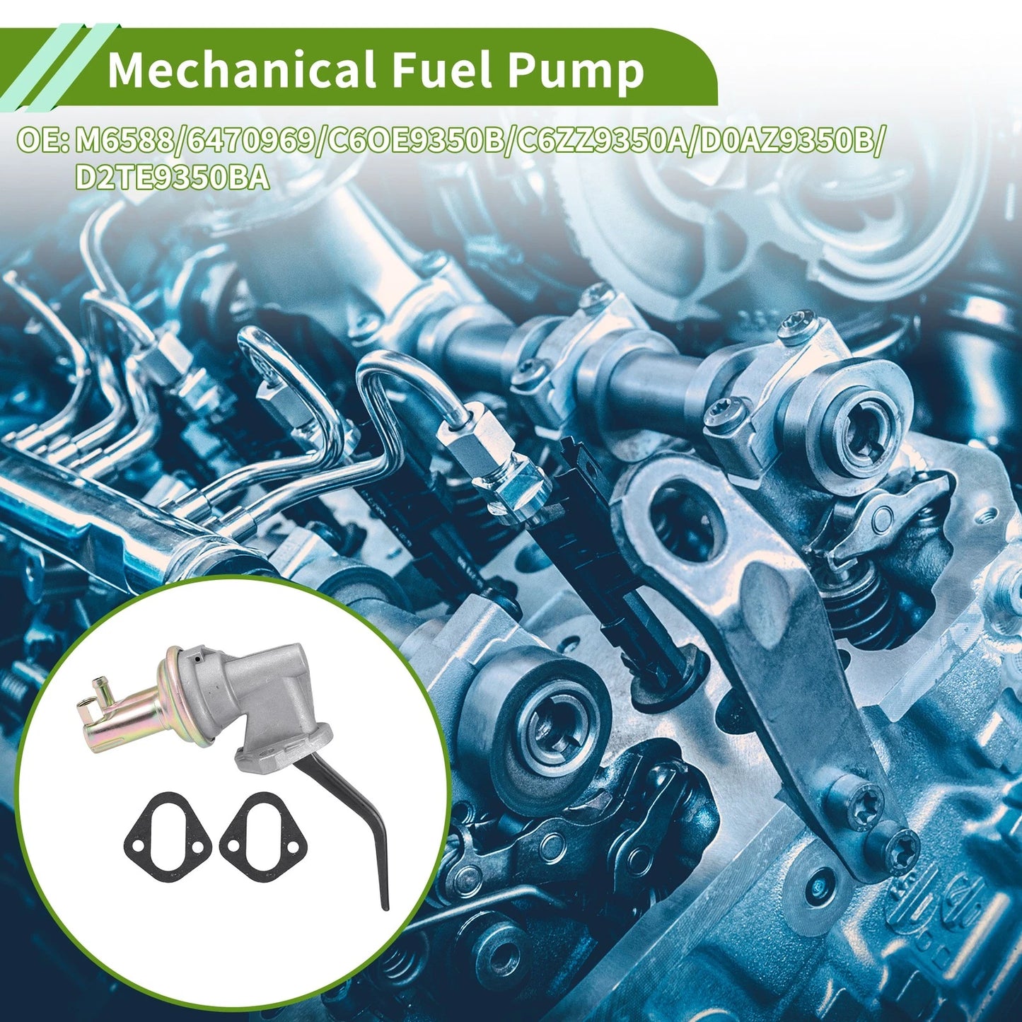 Mechanical Fuel Pump for Ford Mustang 289/302/351 (1966–1973) No.M6588