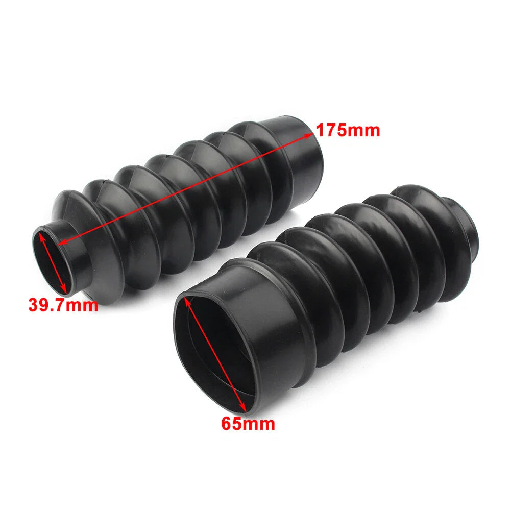 39MM Rubber Fork Gaiters for Harley Sportster XL883 XL1200