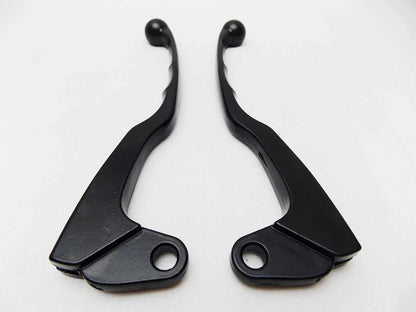 Black Forseti Front Brake & Clutch Lever Set for Yamaha DT250 (1977-1981)