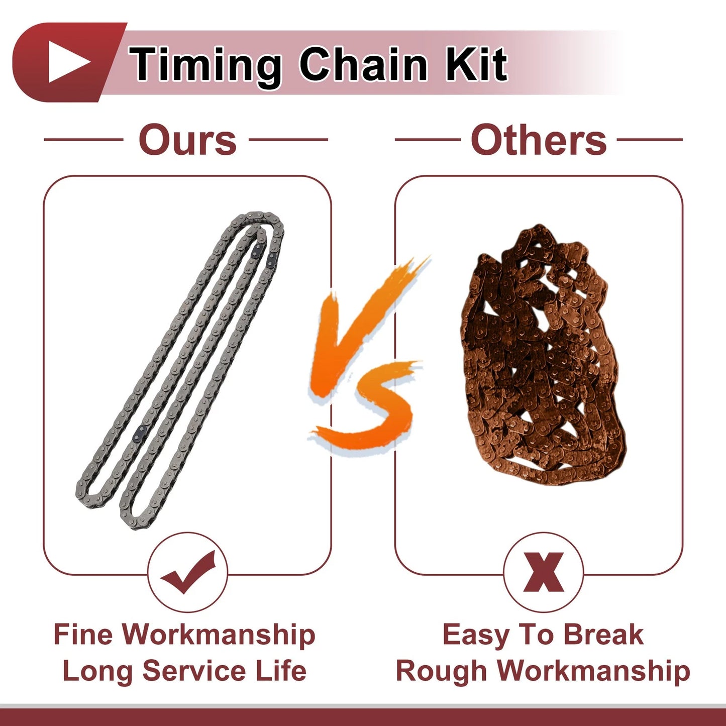 Timing Chain Kit No. 12680750 for Chevrolet Malibu Equinox Cobalt (2004–2012)