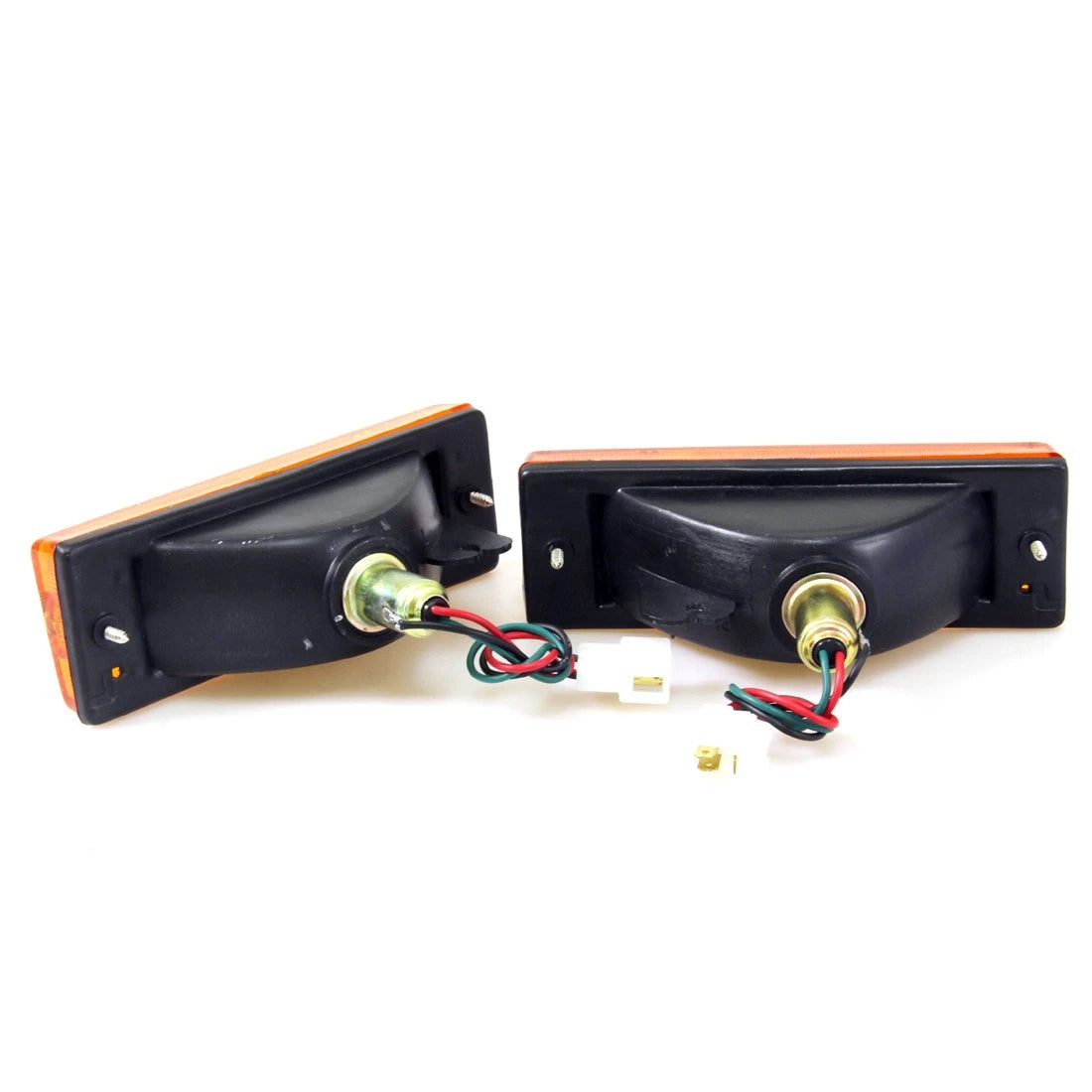 Set of 2 Amber Bumper Indicator Signal Lights for Isuzu Rodeo (1988–2002)