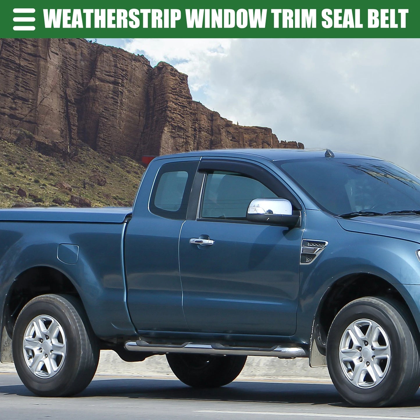Rear Right Door Window Belt Weatherstrip for Lexus GX 470 (2003–2009)