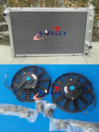 3 Row Radiator with Fans for Pontiac Firebird/Trans Am, Chevy Camaro (1982–1992)
