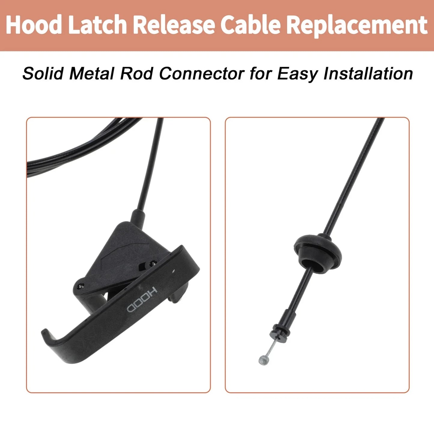 Front Hood Latch Release Cable for Dodge Dakota Durango (1997-2004)