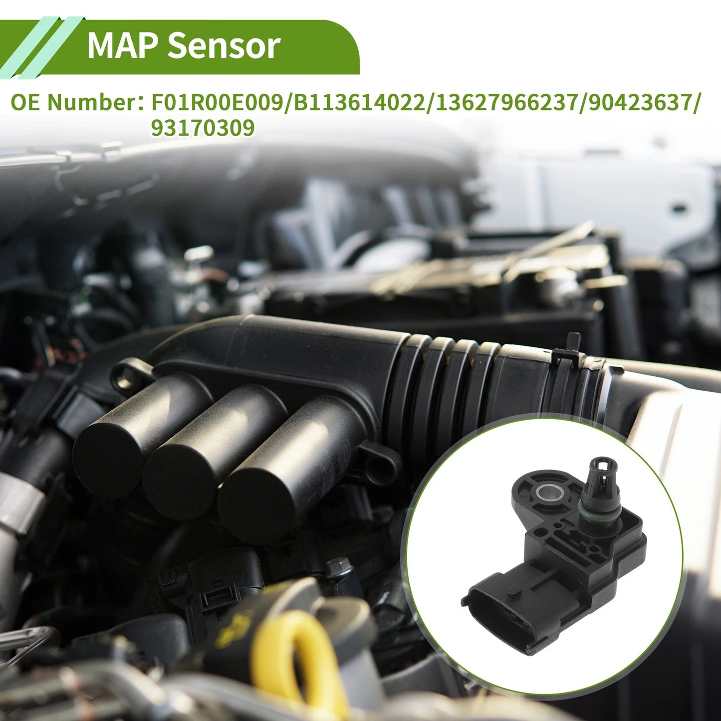 MAP Sensor No.F01R00E009 for Porsche Cayenne Turbo (2003–2010)