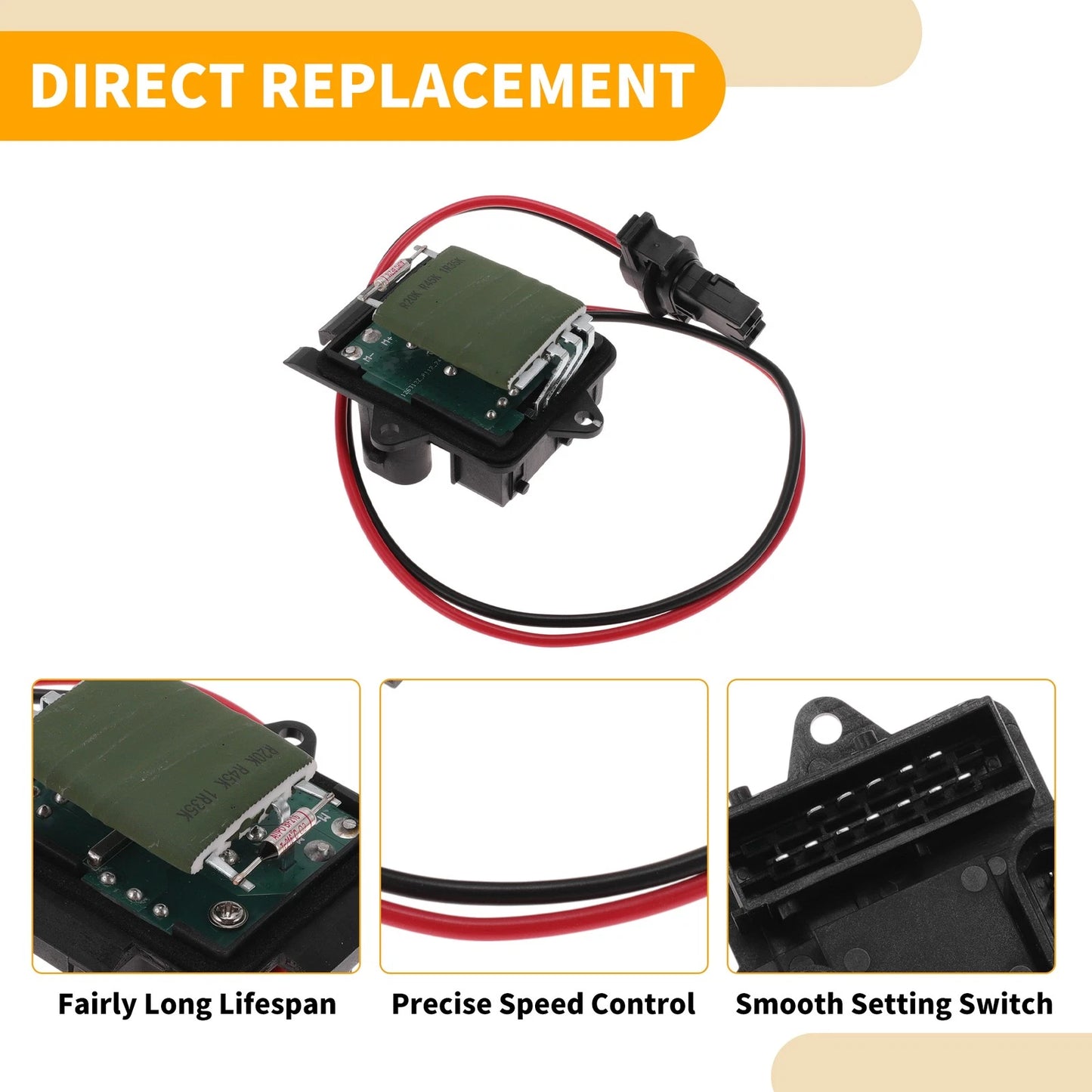 HVAC Blower Motor Resistor No. 2733500QAB for Nissan Primastar (2001–2014)
