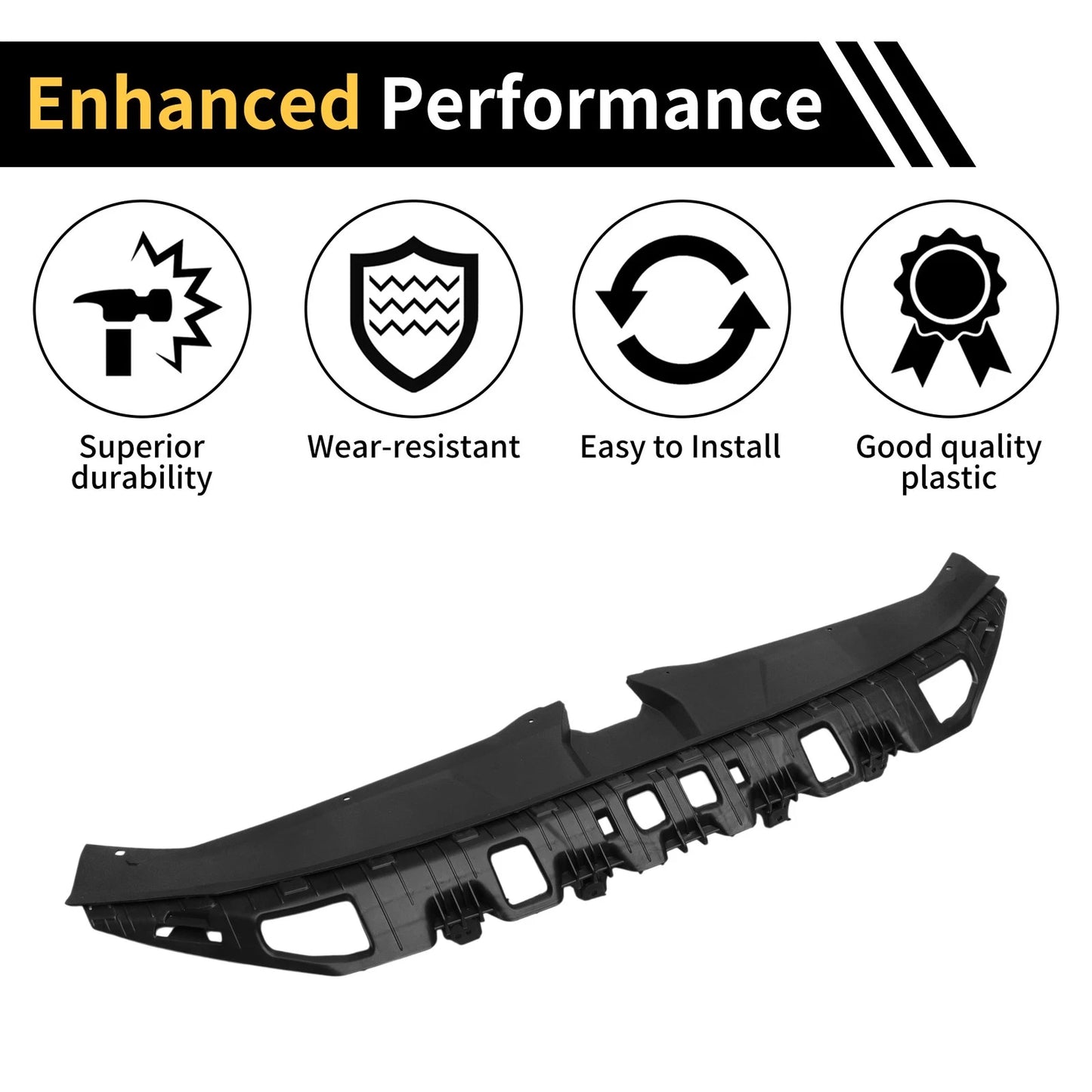 Radiator Support Cover for Hyundai Elantra (2021–2023) No. 86391AA000/86391-AA000 ABS