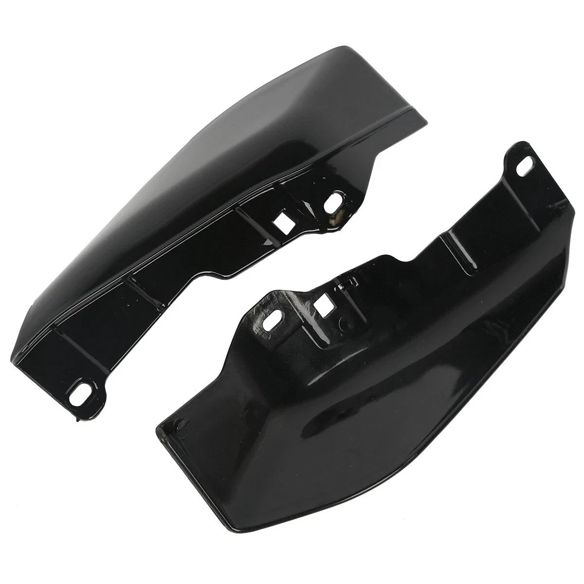 Black Mid-Frame Air Deflectors for Harley Touring Road Street Glide (2009-2023)