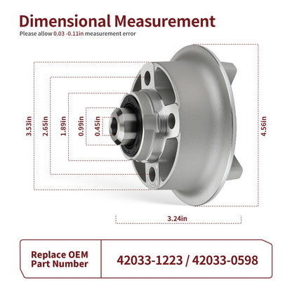 Rear Hub Coupling for Kawasaki KLX110/KLX110L (2002–2024)