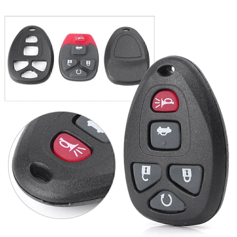 5-Button Key Fob Shell Cover for Buick Lucerne (2006-2012)
