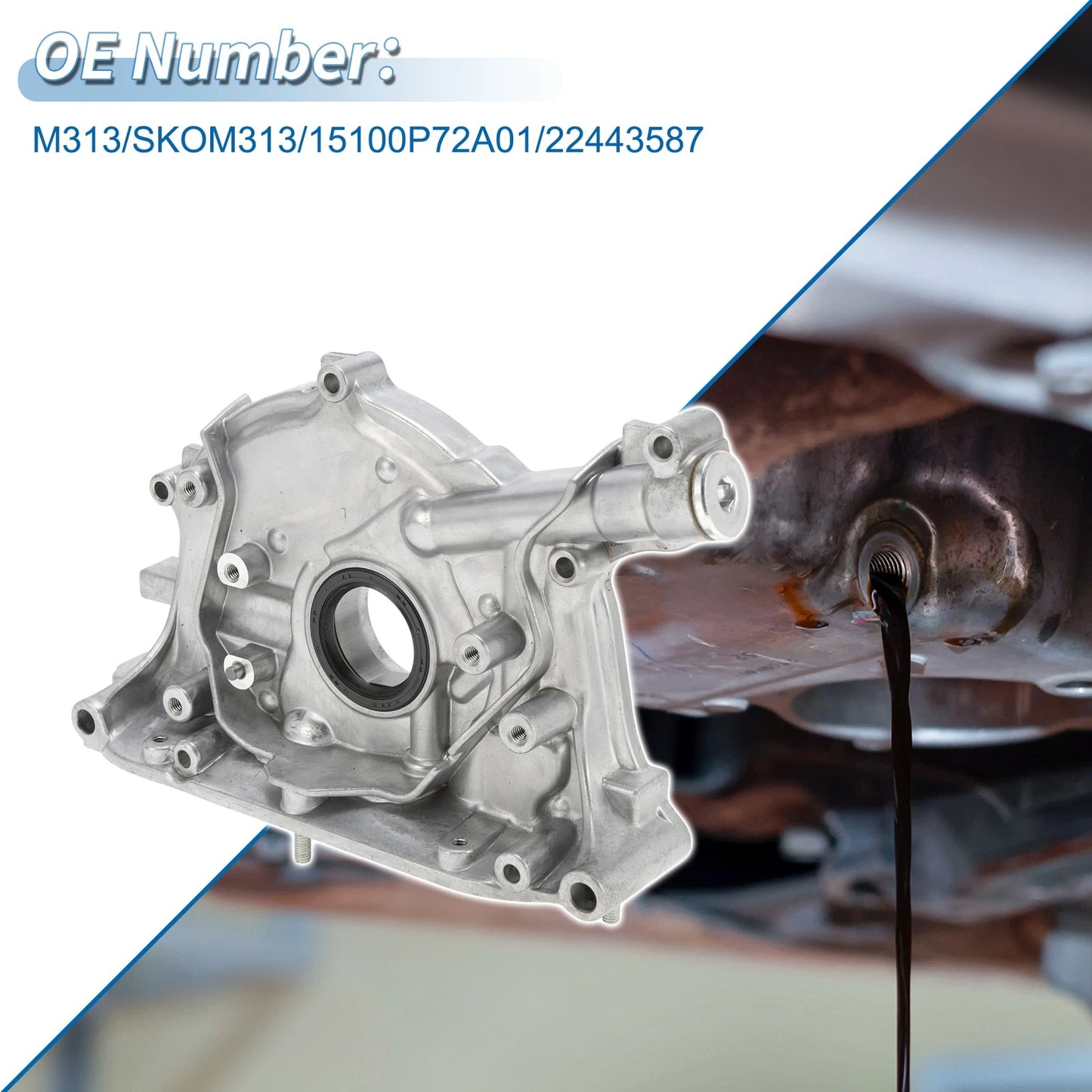 Engine Oil Pump No.15100P72A01 for Honda Civic (1999–2000)
