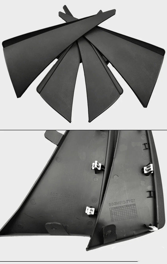 4Pcs Splash Guards Front Rear Mud Flaps for Chevy Corvette (2014–2019)