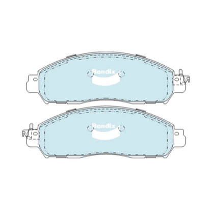HD Front Disc Brake Pads Set 2.3L 2.5L for Nissan Navara D23 NP300 (2015-2020)