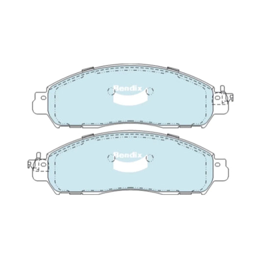 HD Front Disc Brake Pads Set 2.3L 2.5L for Nissan Navara D23 NP300 (2015-2020)