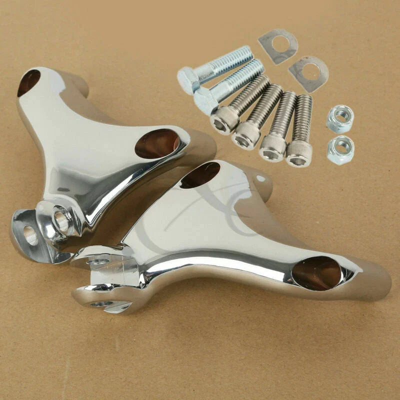 Chrome Passenger Foot Peg Mount for Harley Sportster 883 1200 (2004-2013)