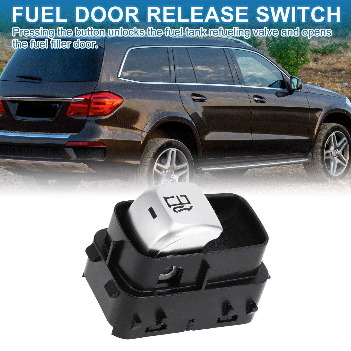 Fuel Door Release Switch No. 2229051504 for Mercedes-Benz S550 (2014–2017)