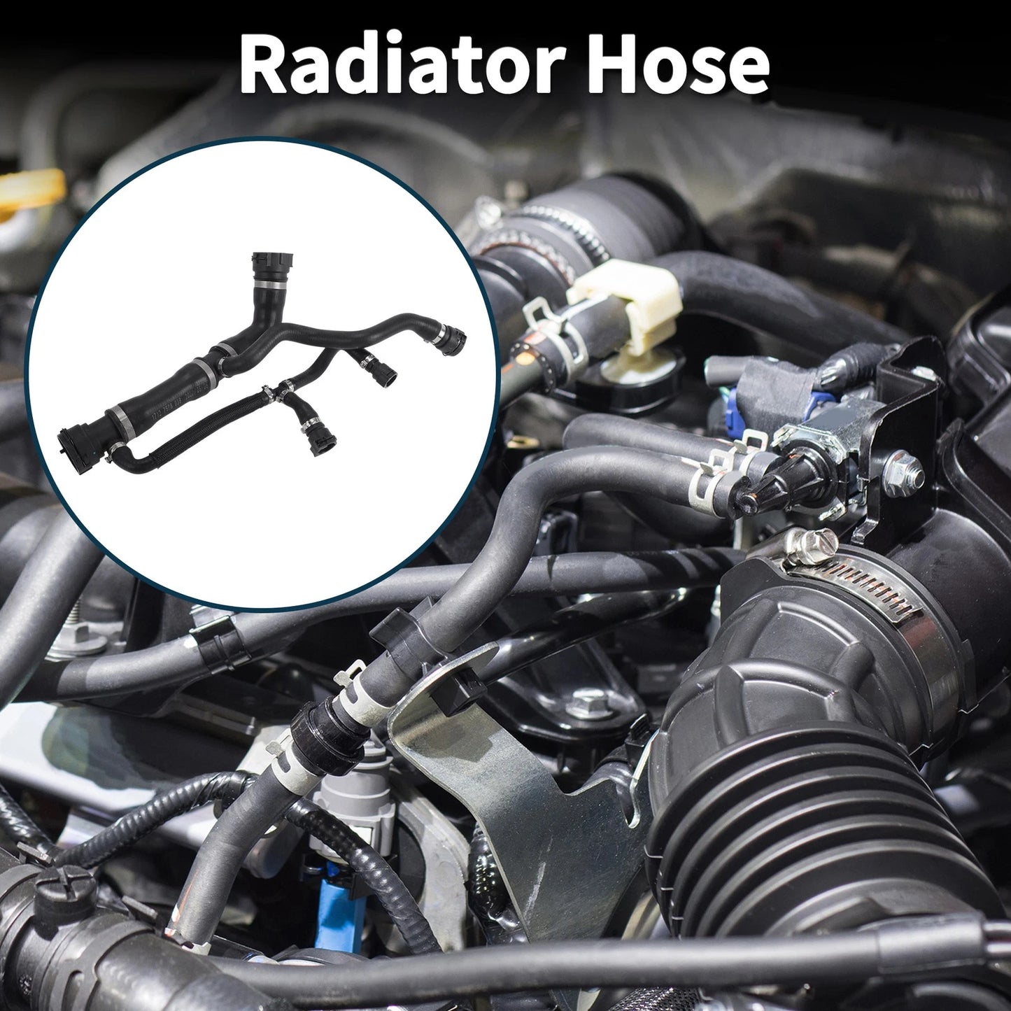 Radiator Hose No. 17127508038 for BMW 760Li E66 (2003–2008) Upper Hose