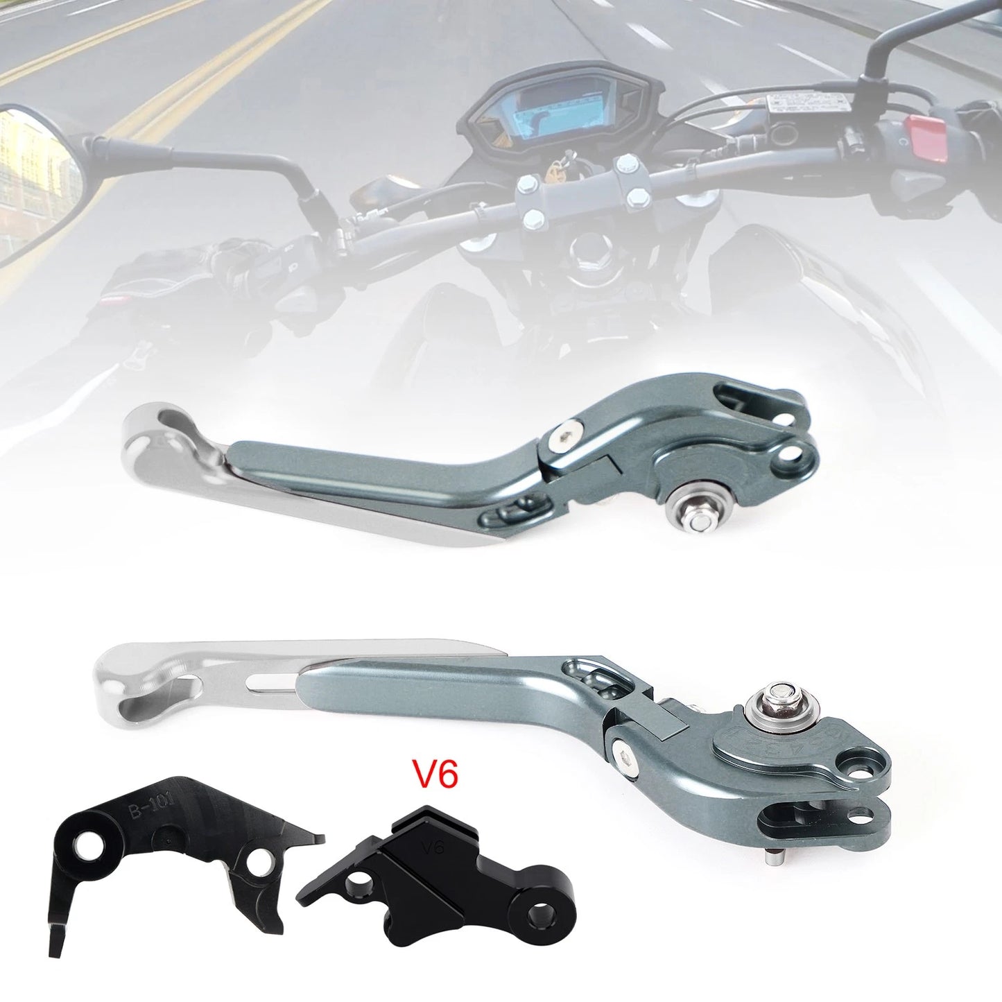 Adjustable Brake Clutch Levers for Yamaha XSR900 XSR900GP MT-09 (2024-2025)