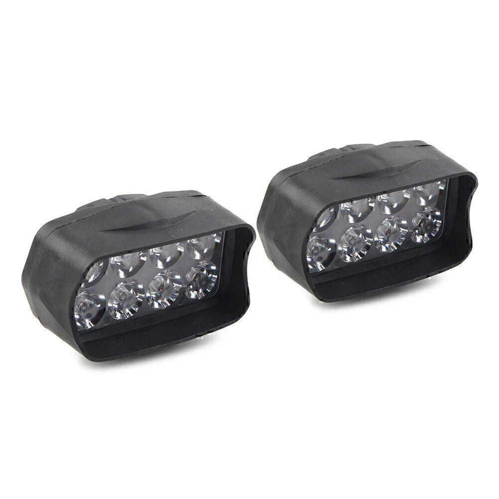 Motorcycle Front Headlight Fog Lights 8-LED for UTV ATV