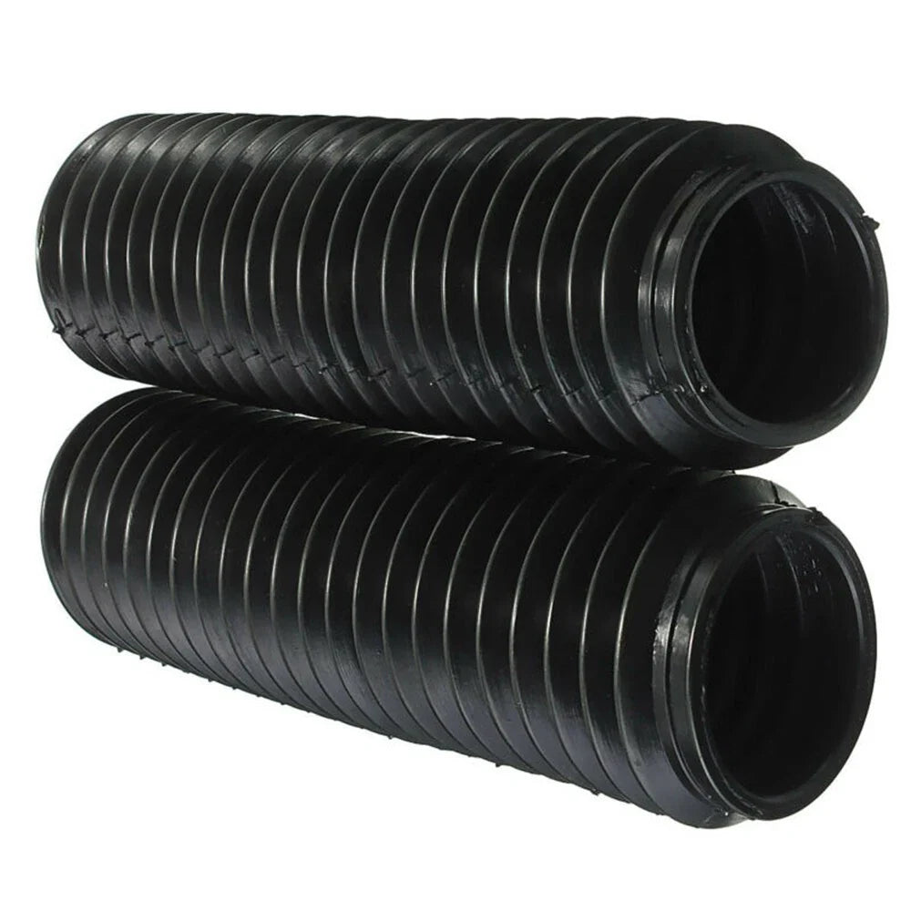 2 x Motorcycle Rubber Fork Gaiters Protector Shock Front Boots for CQR Model