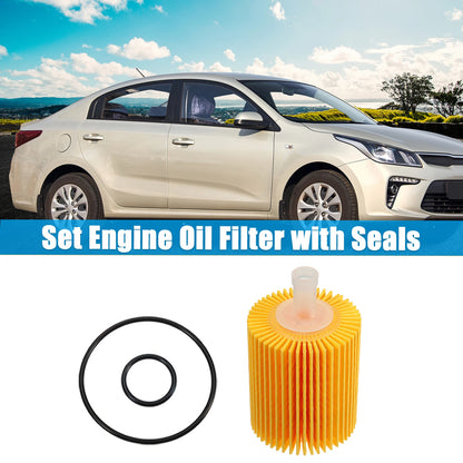 Set of 1 Engine Oil Filter 04152-YZZA5 04152-38010 04152-0R010 for Toyota Tundra (2000–2023)