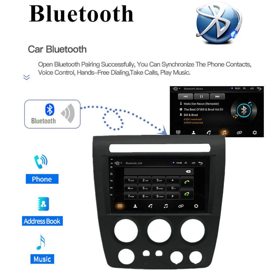9" Android 10.1 Stereo Radio GPS Navigation for 2005-2011 Hummer H3 (2005-2011)