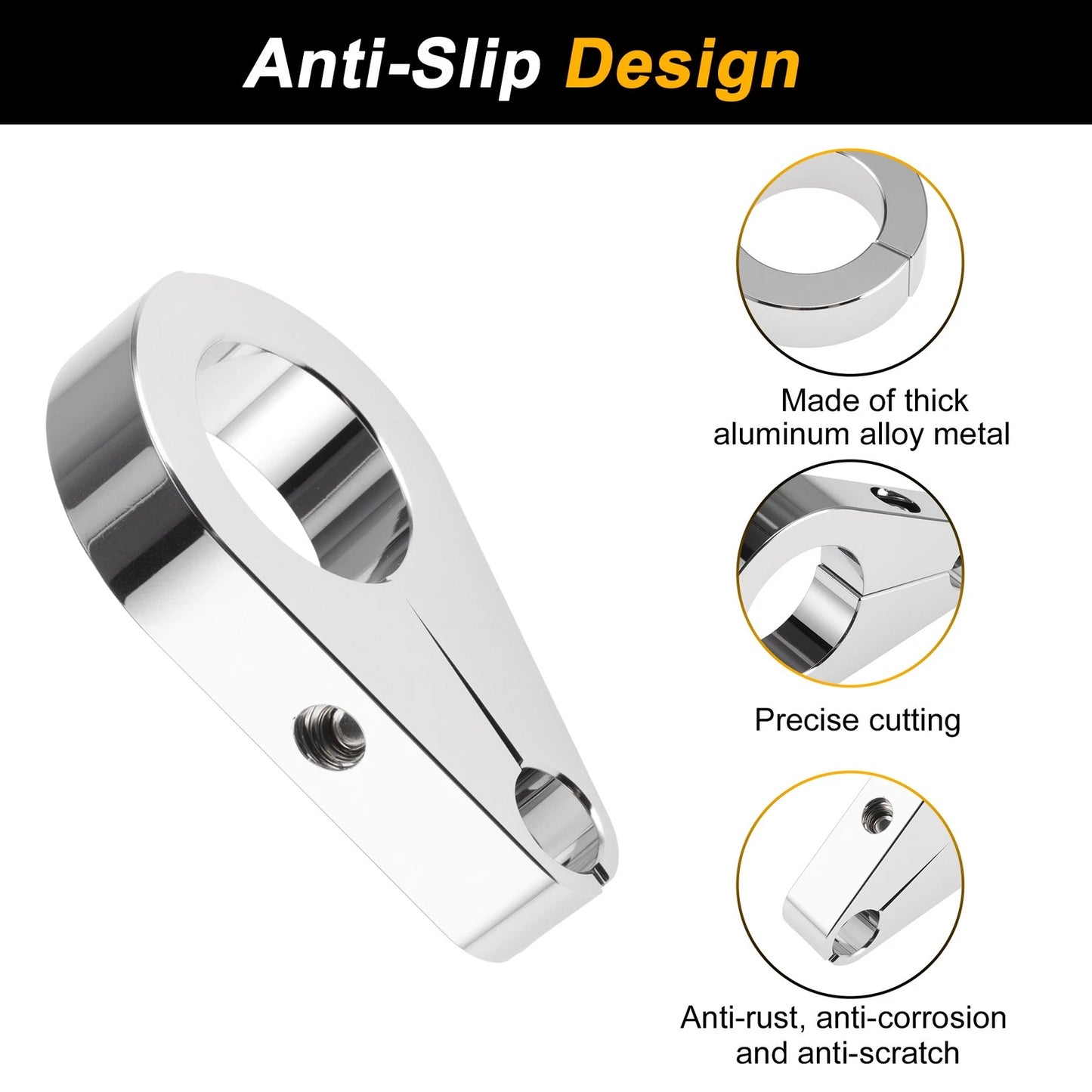 Light Bar Mounting Bracket for Universal Applications (Aluminum Alloy)