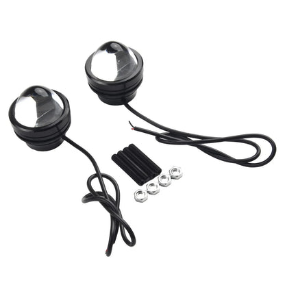 2 x White 12V-24V High Power Bull Eye LED Projector Fog Lamp for Car