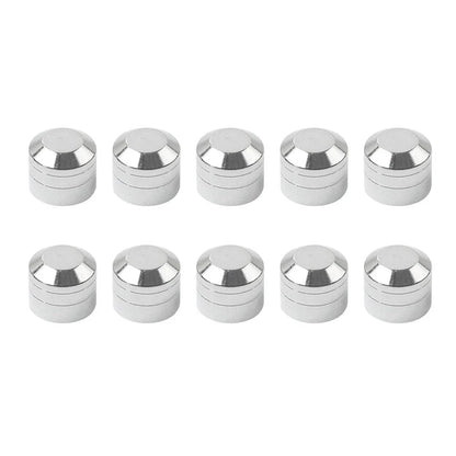 10 x Engine Cover Bolts Screw Caps CNC for Harley Twin Cam Dyna Softail Chrome