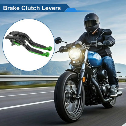 Short Long Brake Clutch Levers for Suzuki Hayabusa GSXR1300 (2008–2020) Black Green
