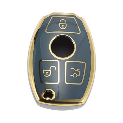 TPU Silicone Car Key Case for Mercedes-Benz A-Class (3 Buttons)