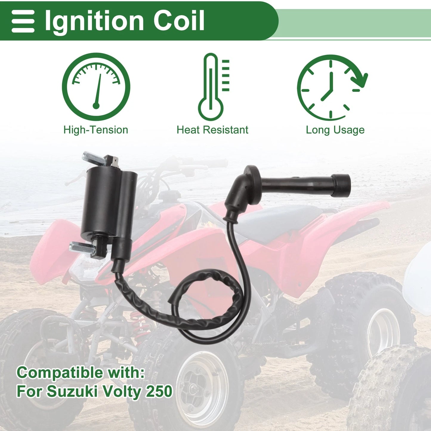 Ignition Coil for Suzuki Volty 250 (1995–2000)