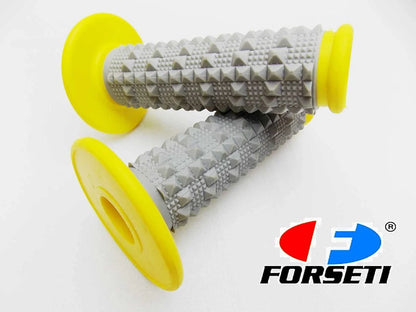 Yamaha WR450 Forseti Yellow Grey Diamond Handlebar Grip Set