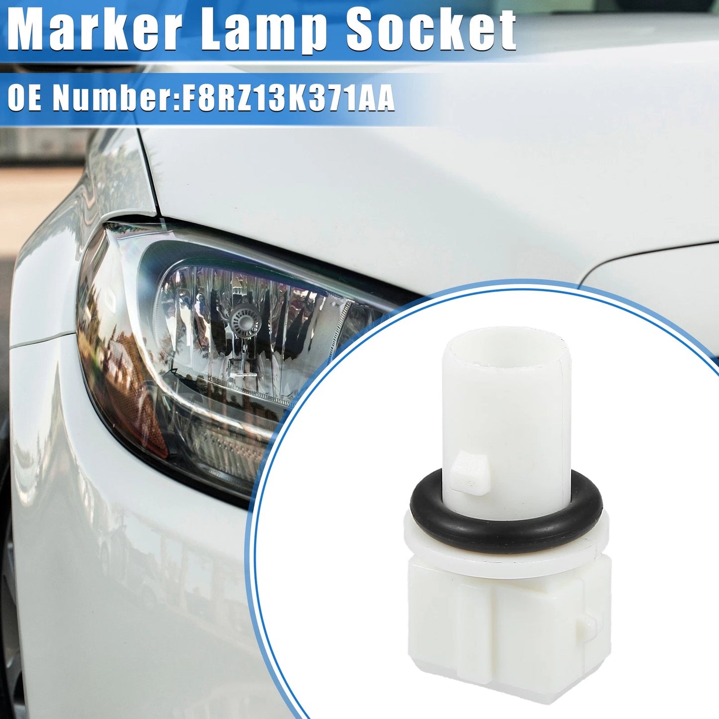 Marker Lamp Socket for Ford F-250 F-350 (1999–2010) No.F8RZ13K371AA