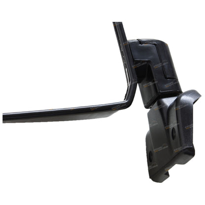Left Large Door Wing Mirror Black for Toyota Landcruiser 60 Series (1987–1990)