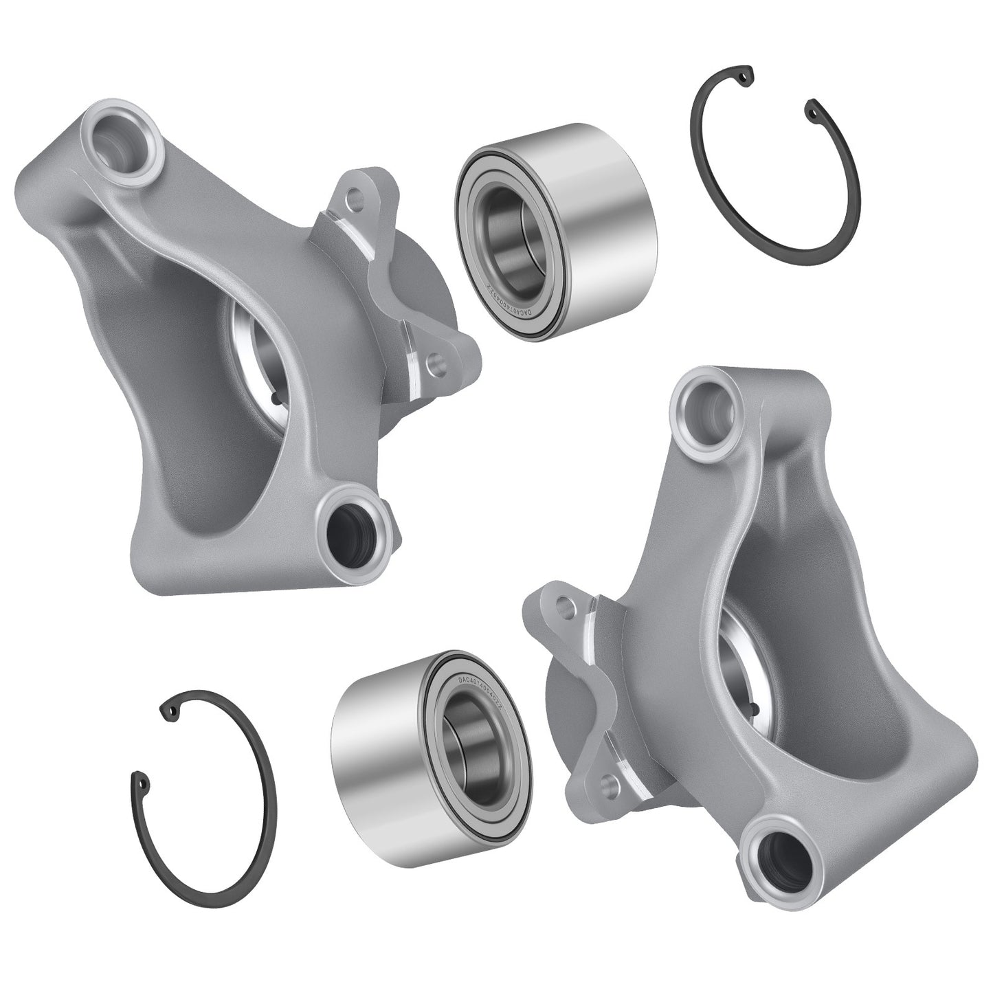 Set of 2 Rear Wheel Carriers with Bearings for Polaris RZR 800 (2008–2014)