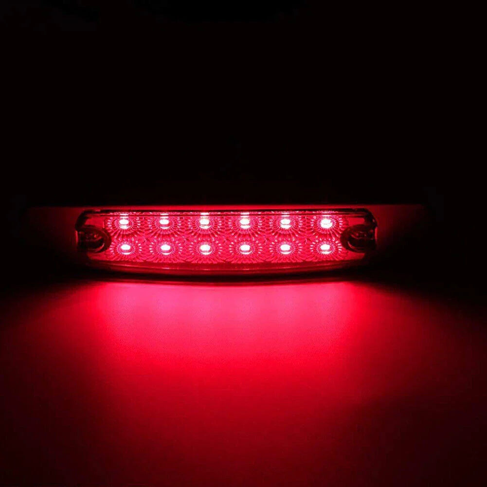 1 Red LED Sealed Side Marker Clearance Lights for Truck Trailer (12V)