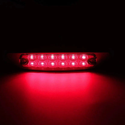1 Red LED Sealed Side Marker Clearance Lights for Truck Trailer (12V)