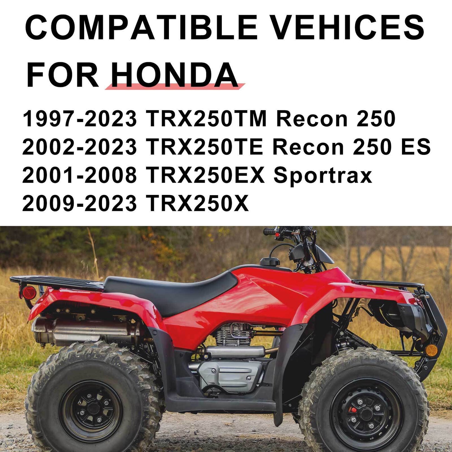 Air Box Lid Cover for Honda ATV TRX250 TRX250EX TRX250X TRX250TM (2001–2014)