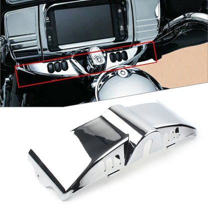 Chrome Fairing Switch Panel Dash Accent Cover for Harley Electra Glide