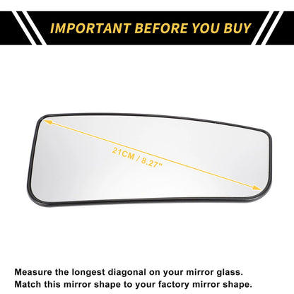 Heated Right Mirror Glass for Ford F-250 F-350 (No.FL3Z17K707K)