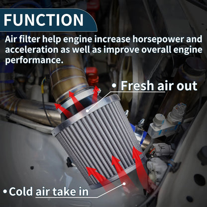 High Flow Engine Air Filter for Unlabeled Models (2.99")