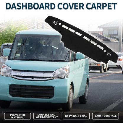 Dashboard Dash Cover Mat for Suzuki Every DA17V (2015–2024) - Black, Set of 1
