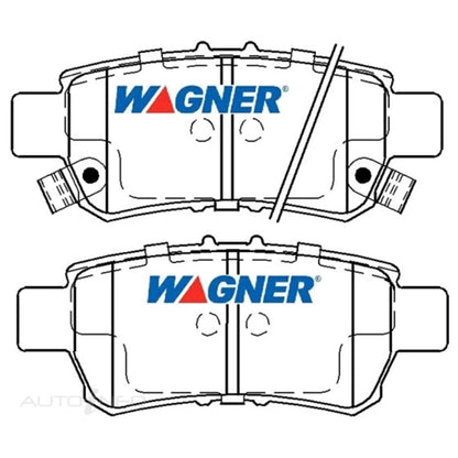 Set of 4 Rear Disc Brake Pads for Honda Odyssey (2004–2009)