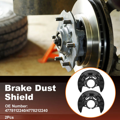 Set of 2 Wheel Brake Dust Shields for Toyota Matrix (2003–2008) No.4778112240