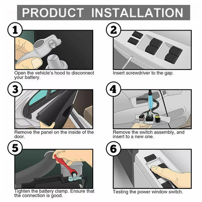 Power Window Switch for Porsche Panamera Cayenne Macan (2010–2023)