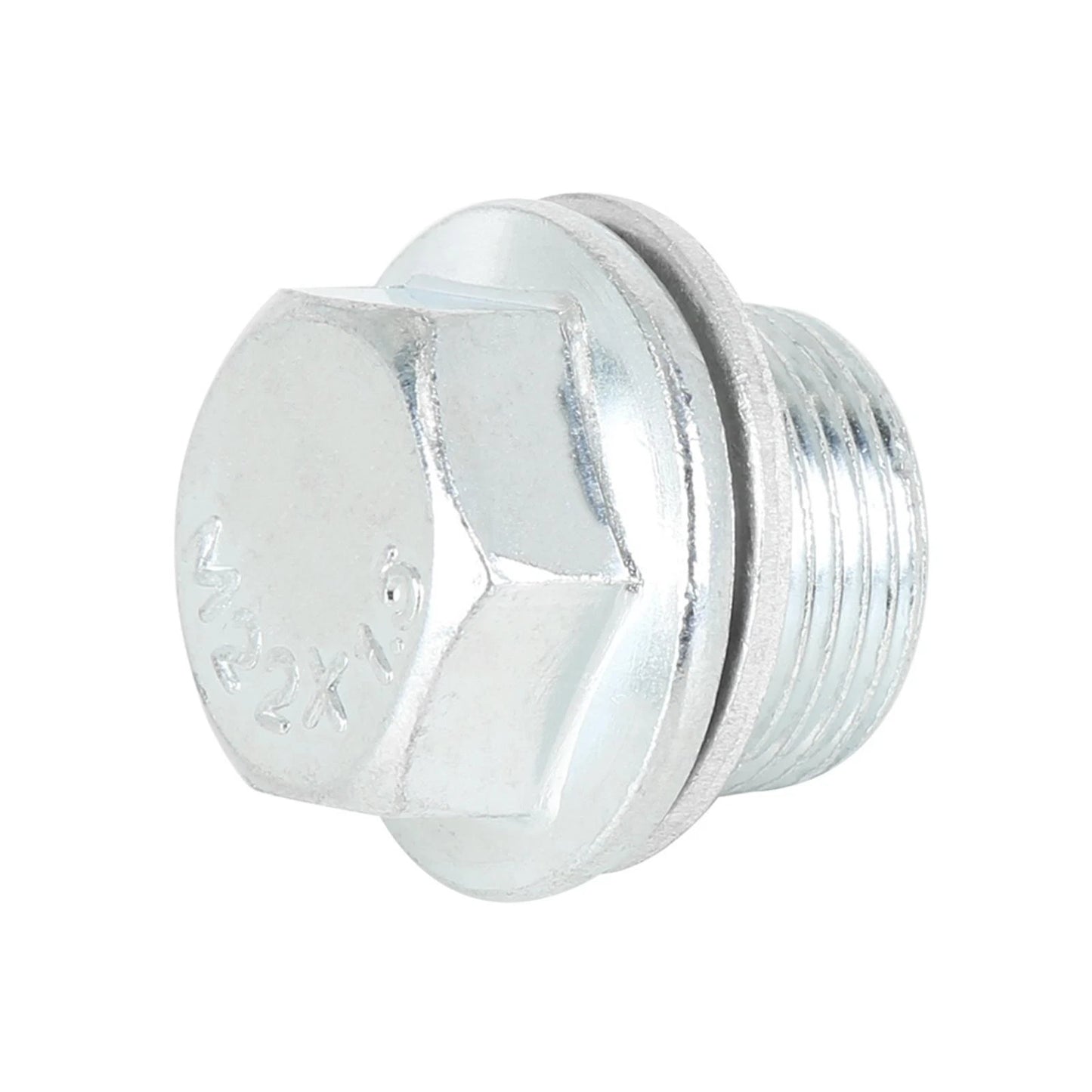 Set of 5 M22x1.5 Metal Oil Pan Drain Cap Screw Bolt Plug with Gasket