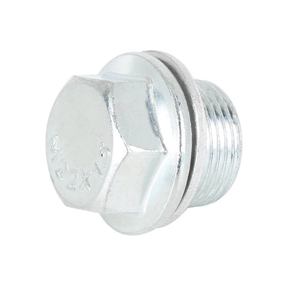 Set of 5 M22x1.5 Metal Oil Pan Drain Cap Screw Bolt Plug with Gasket